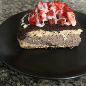 Oreo Cheesecake slice