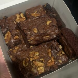 Brownies with add-ins of walnuts!